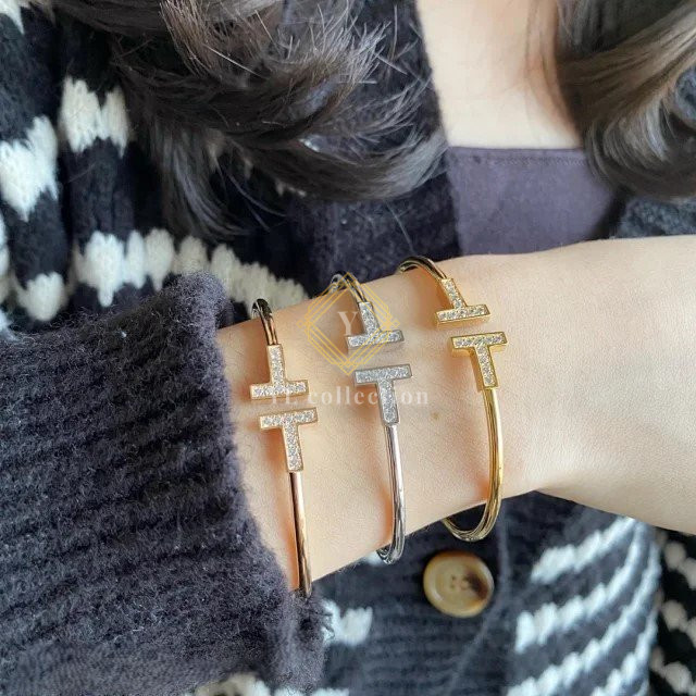 티파니앤코 티파니 T 다이아 와이어 브레이슬릿