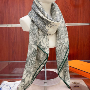 H 바레모 식물원 캐시미어 스카프