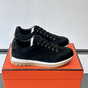 Hermes 남성 스웨이드 운동화