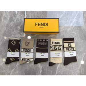FENDI 순면 양말 세트