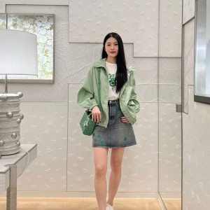 Dior 연꽃 패턴 후드 바람막이