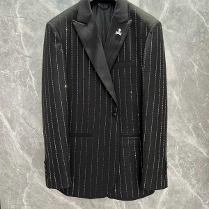 PP 중공 풀다이아 블랙 정장 재킷
