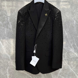 LV 블랙 다이아 스타 정장 재킷