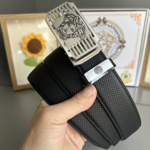 VERSACE 자동 버클 정품 가죽벨트